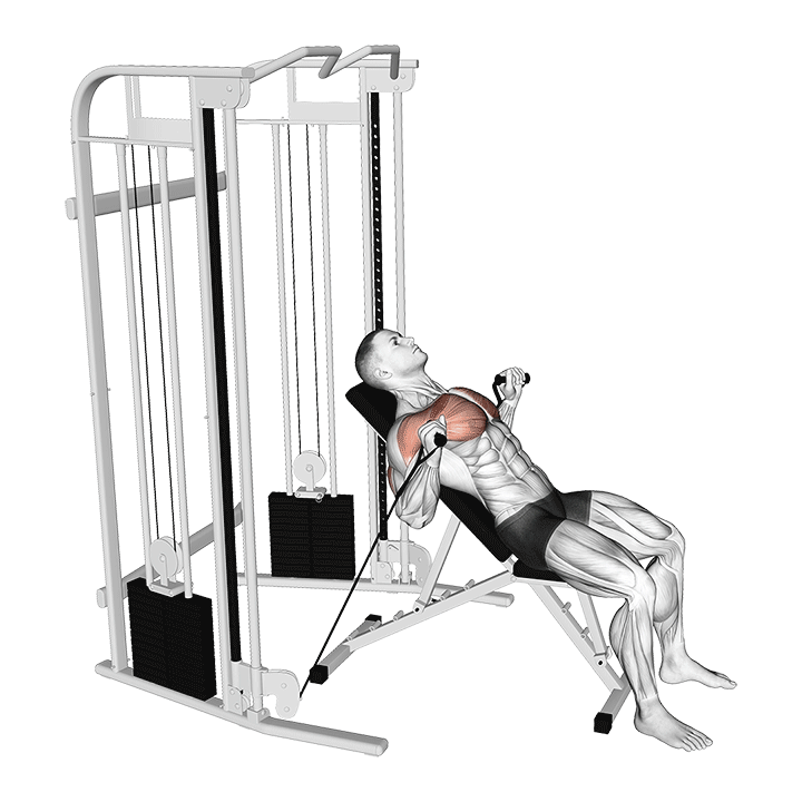 Cable Incline Bench Press